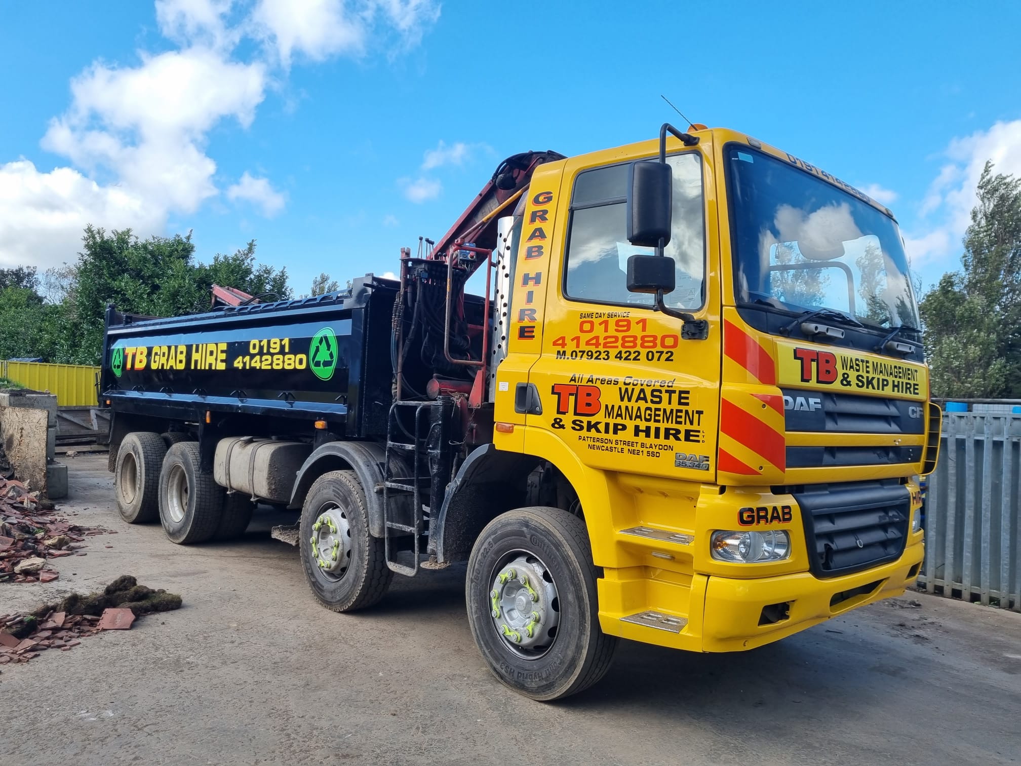 TB waste management lorry